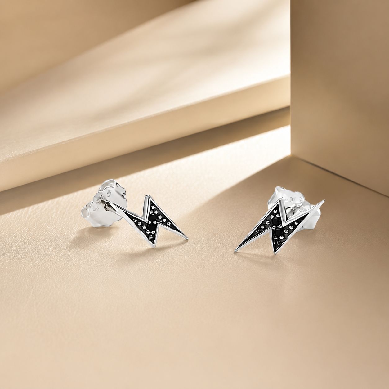 925 Sterling Silver Earrings with Pavé Setting CZ