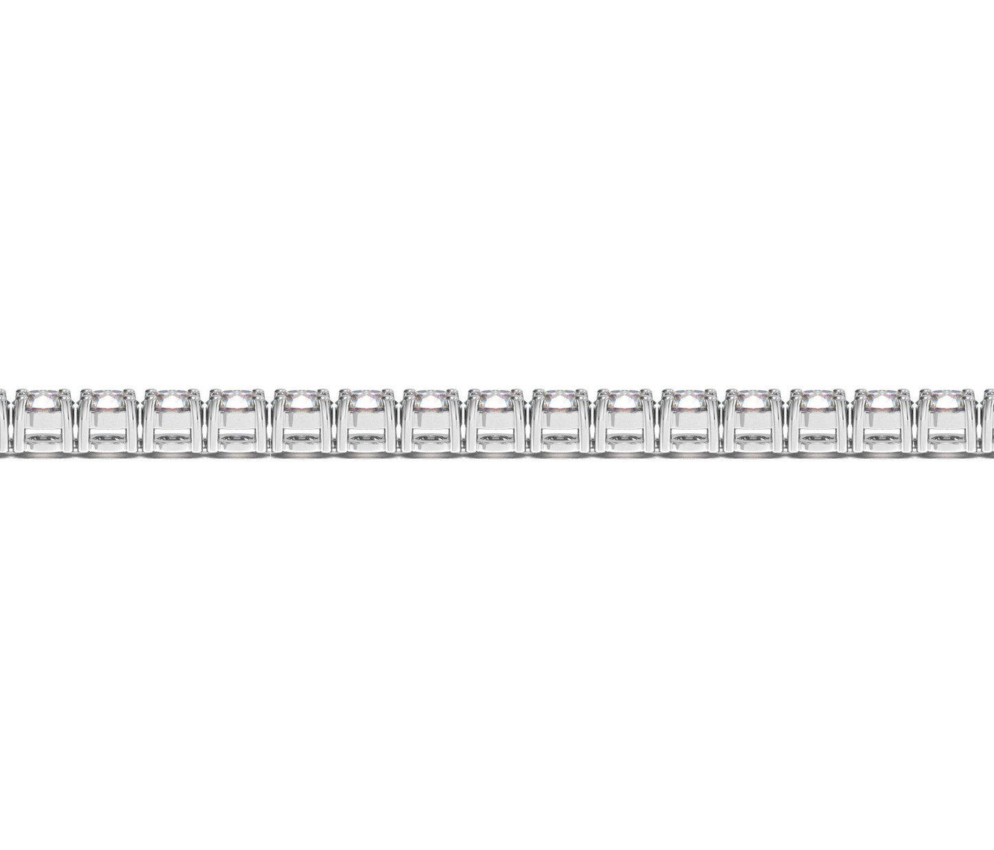 Lab Grown Round Diamond Tennis Bracelet in 14k White Gold (10 cctw F/G VS2/SI1)