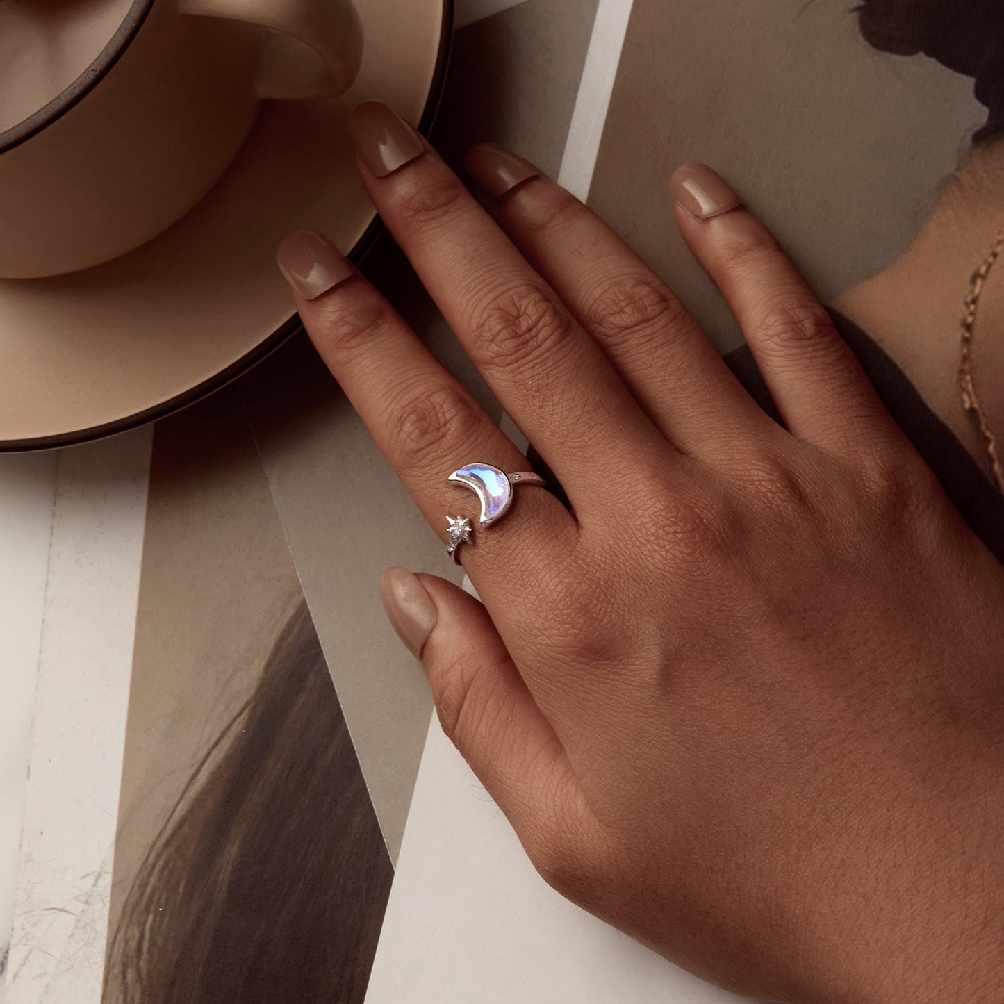 925 Sterling Silver Ring with Pavé Setting CZ in 1.9mm Width for Women
