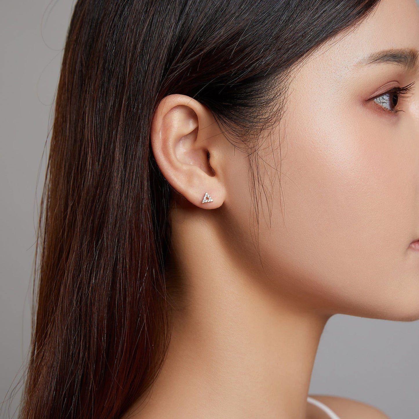 925 Sterling Silver & Plated Gold CZ Earrings for Women