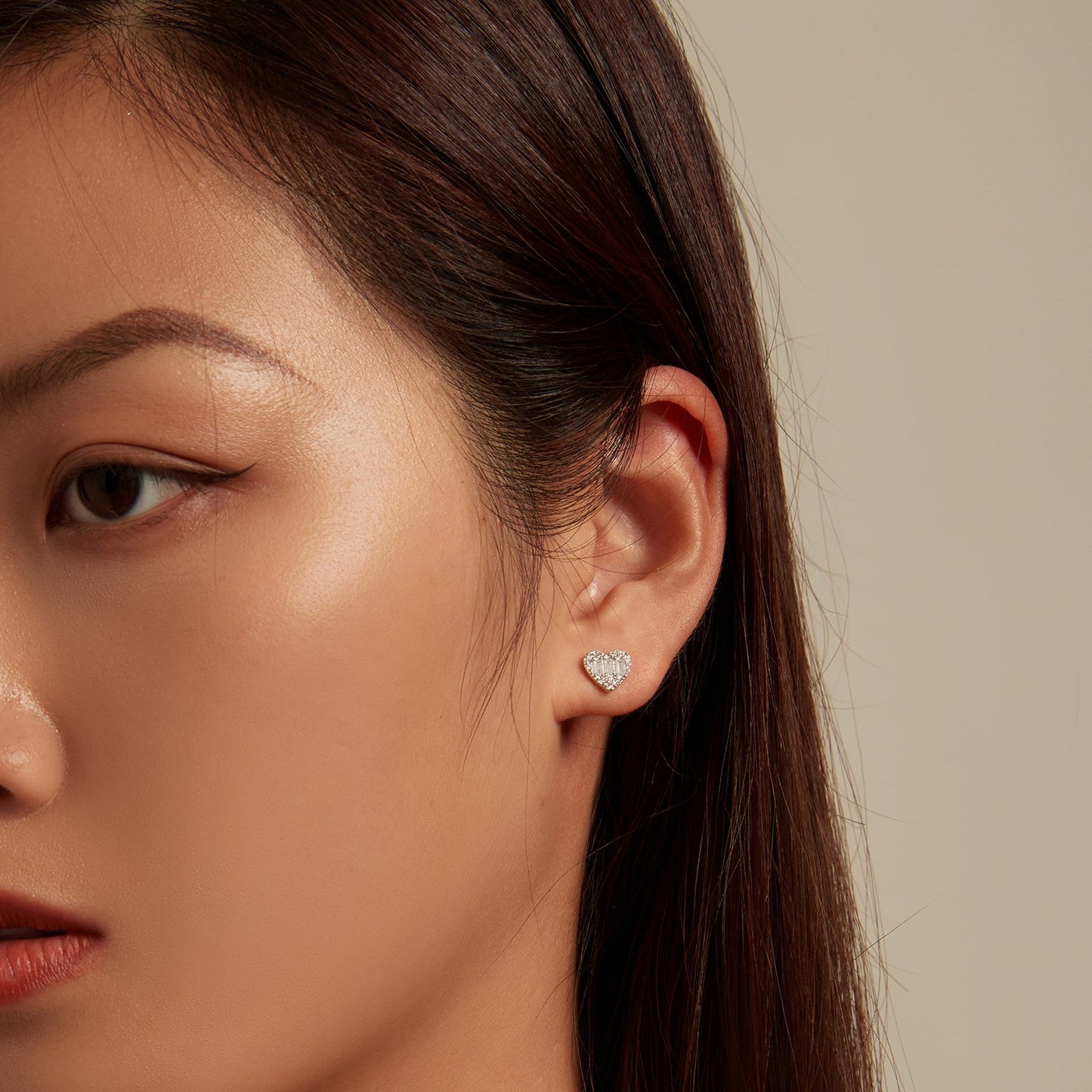 925 Sterling Silver Earrings with Pavé Set CZ