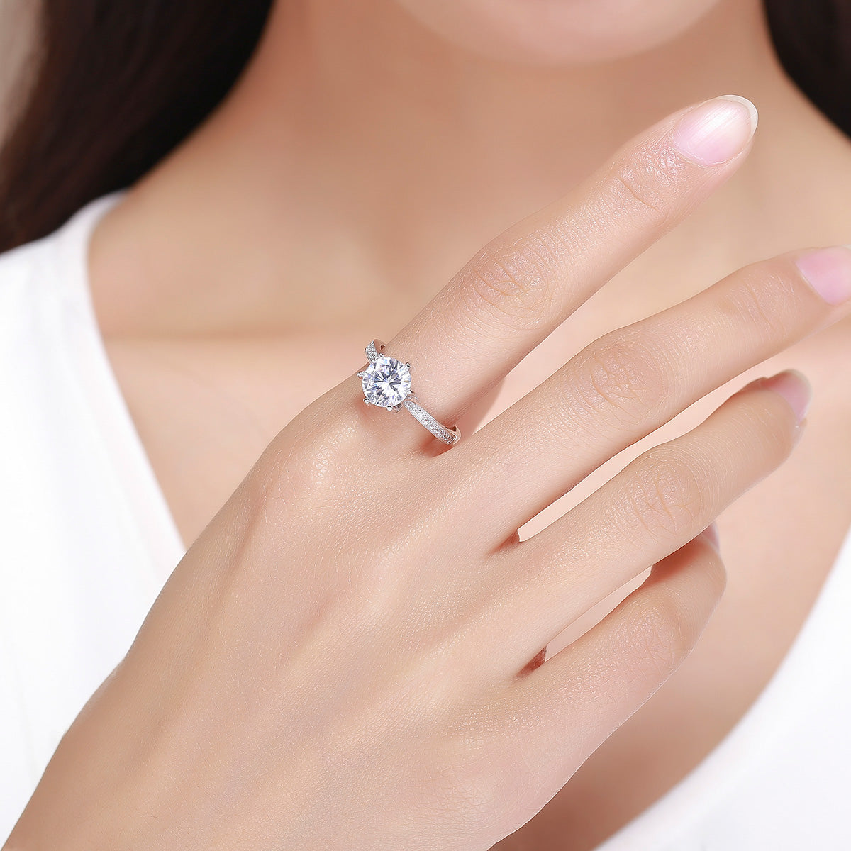 925 Sterling Silver Ring Size 6 for Women