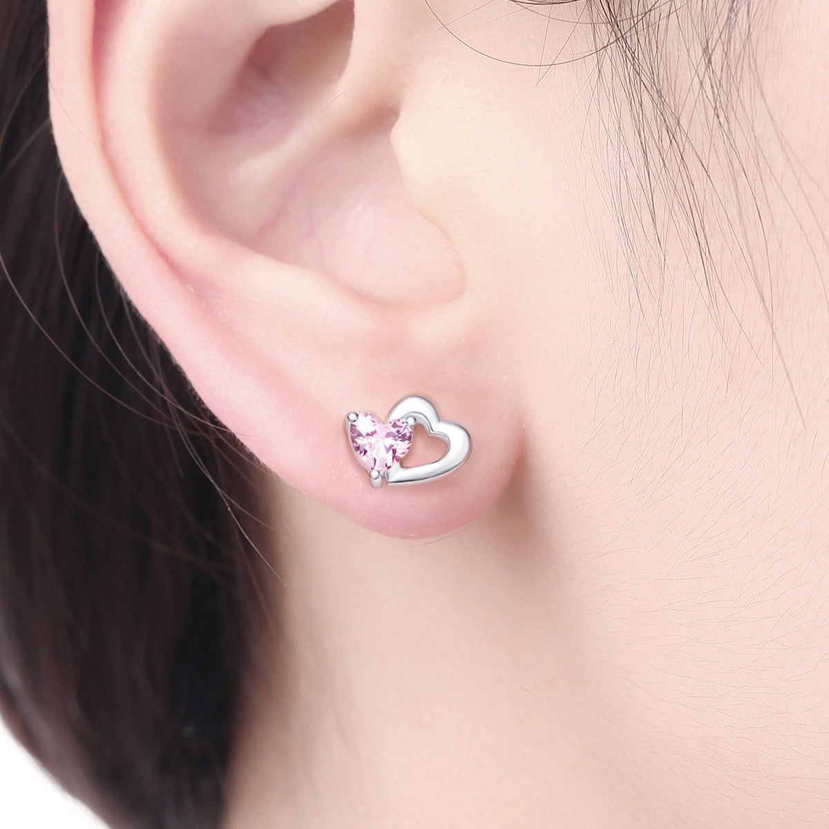 925 Sterling Silver Earrings with Pavé Setting CZ for Women