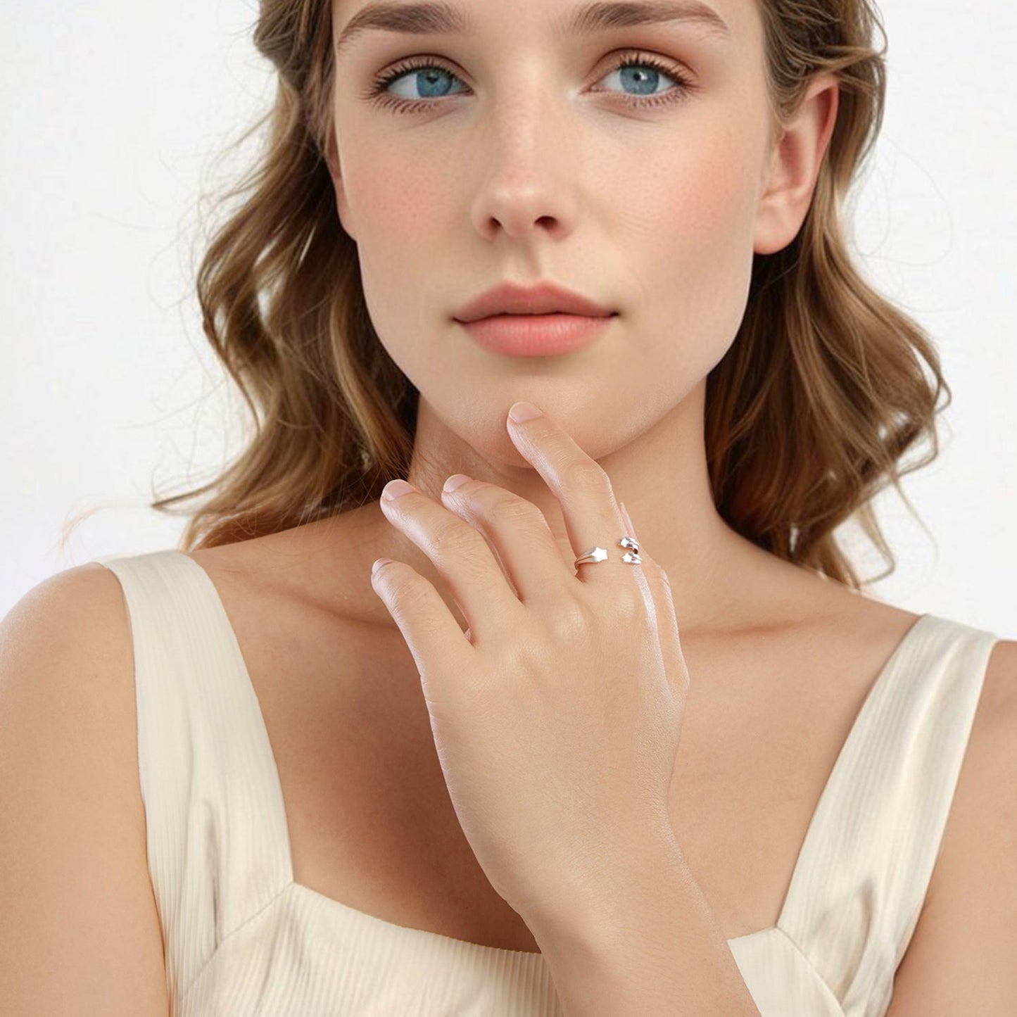 925 Sterling Silver Ring with Oxidized Finish - Width 0.15-0.8cm for Women