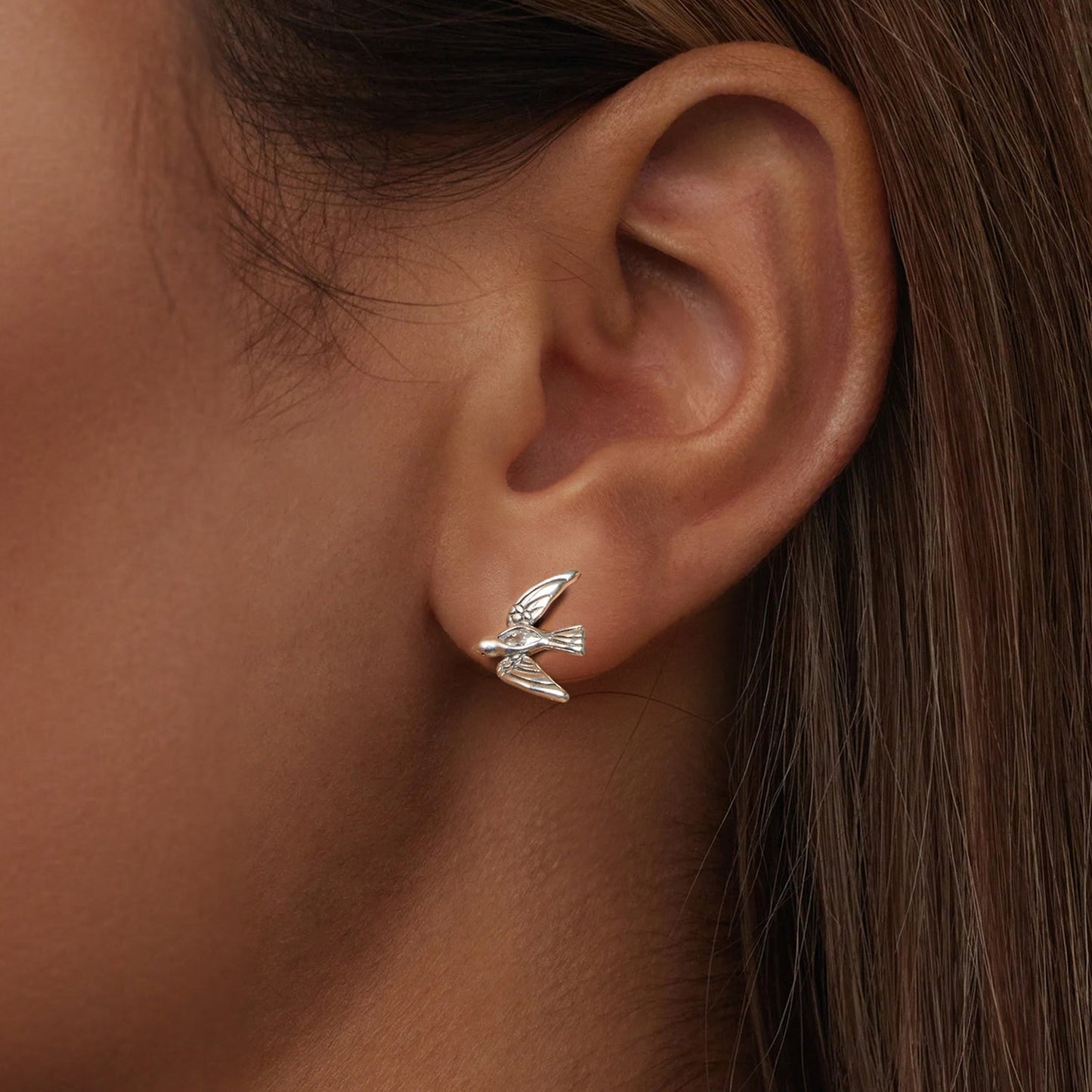 925 Sterling Silver Oxidized CZ Earrings for Women