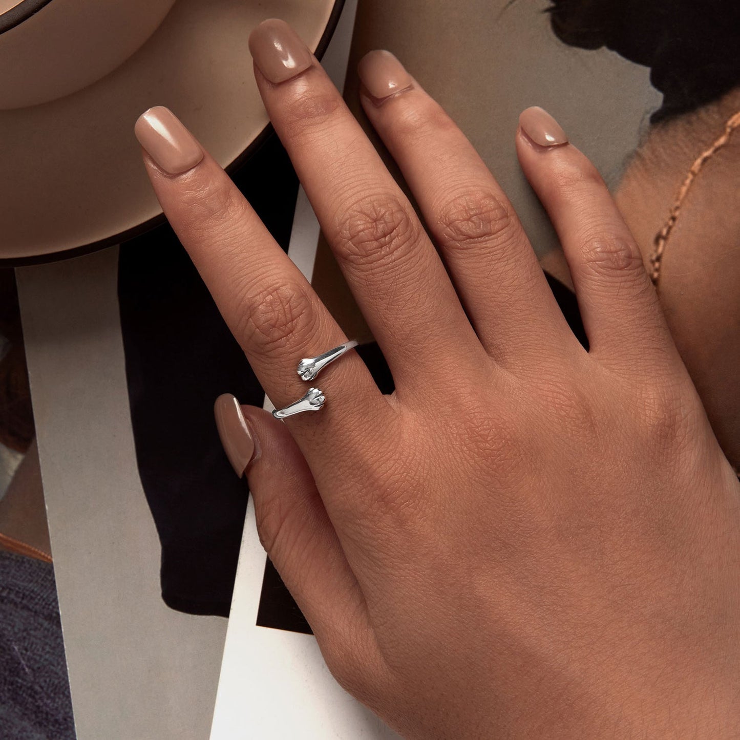 925 Sterling Silver Oxidized 1.6mm Ring