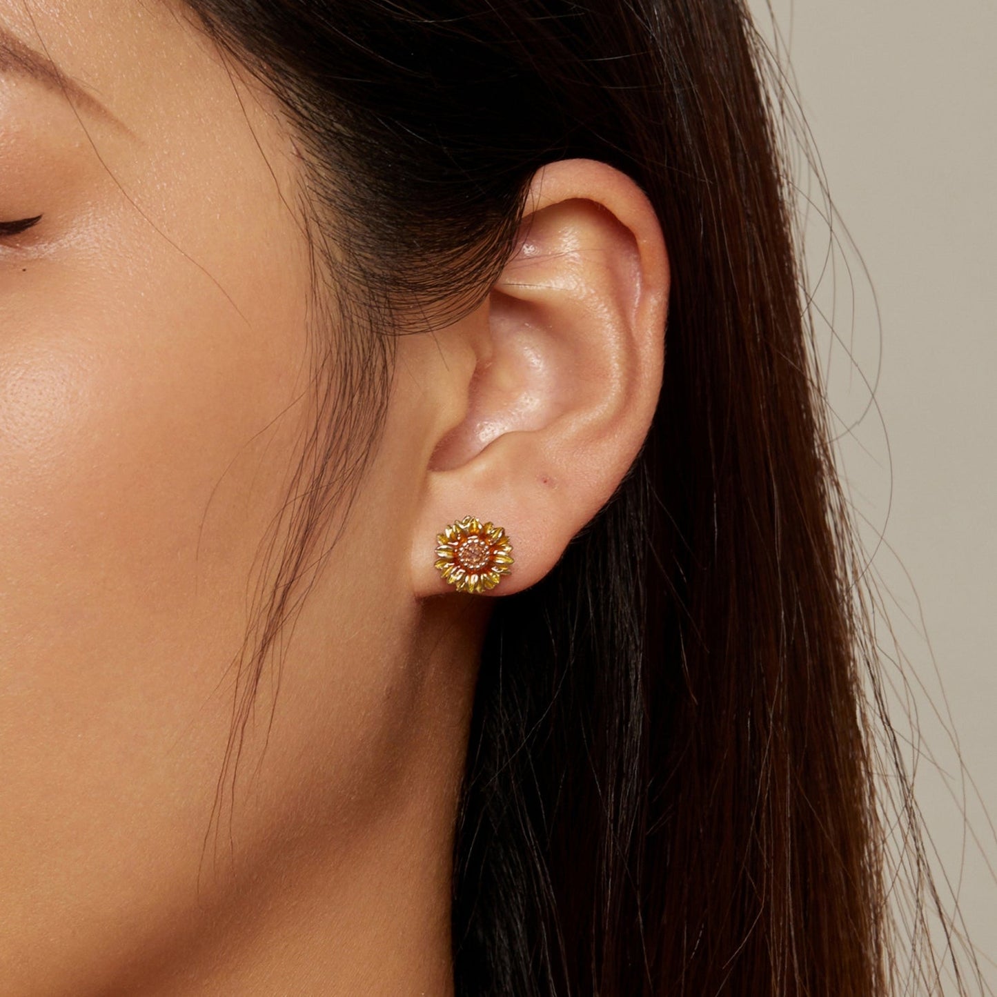 925 Sterling Silver Enamel & Glass Earrings for Women