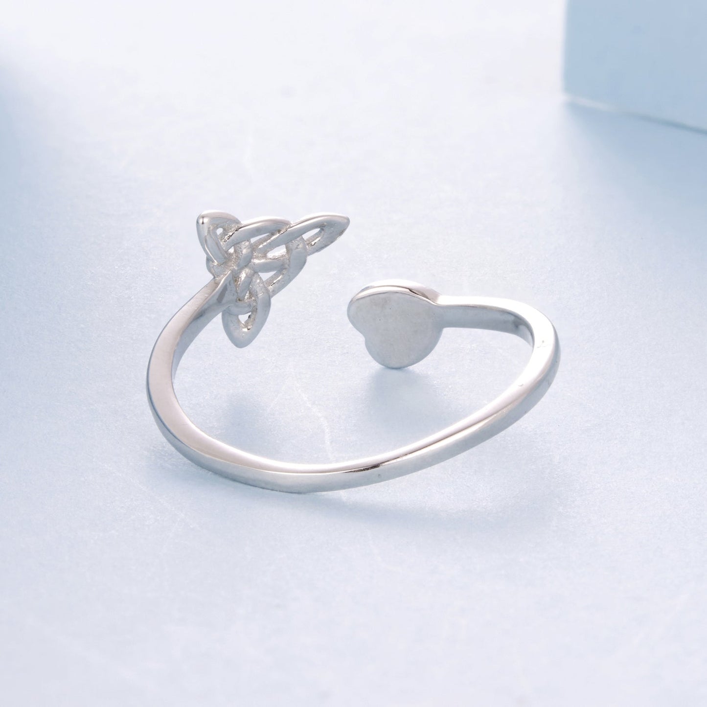 925 Sterling Silver Synthetic Opal White Gold Plated Ring for Women
