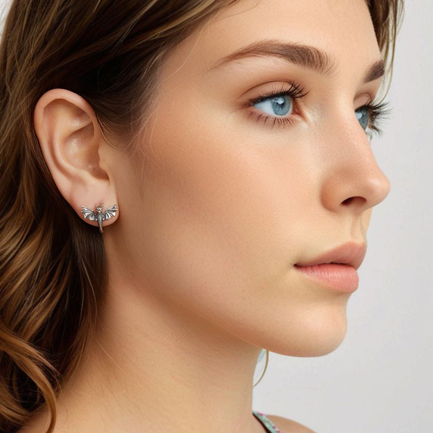 925 Sterling Silver Oxidized Silver Earrings for Women