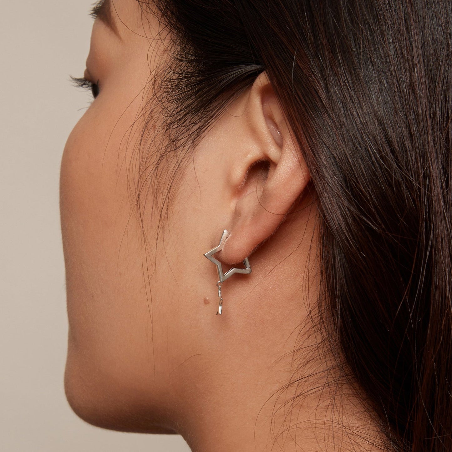 925 Sterling Silver Earrings 25*8mm for Women