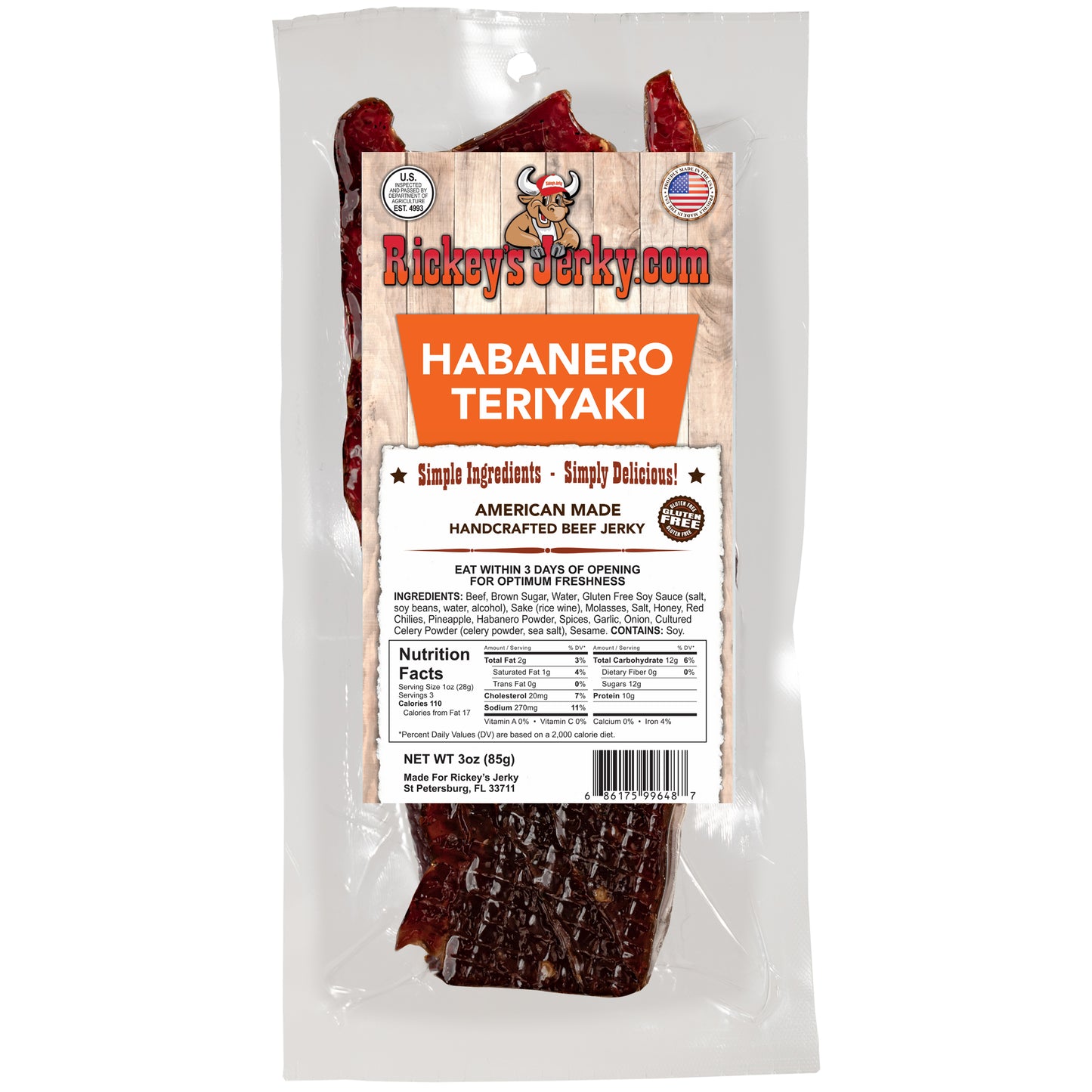 Jerky - Habanero Teriyaki
