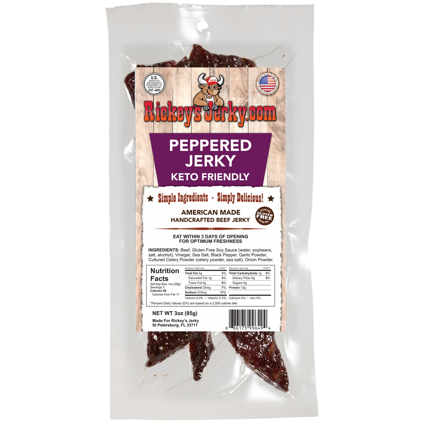 Jerky - Peppered