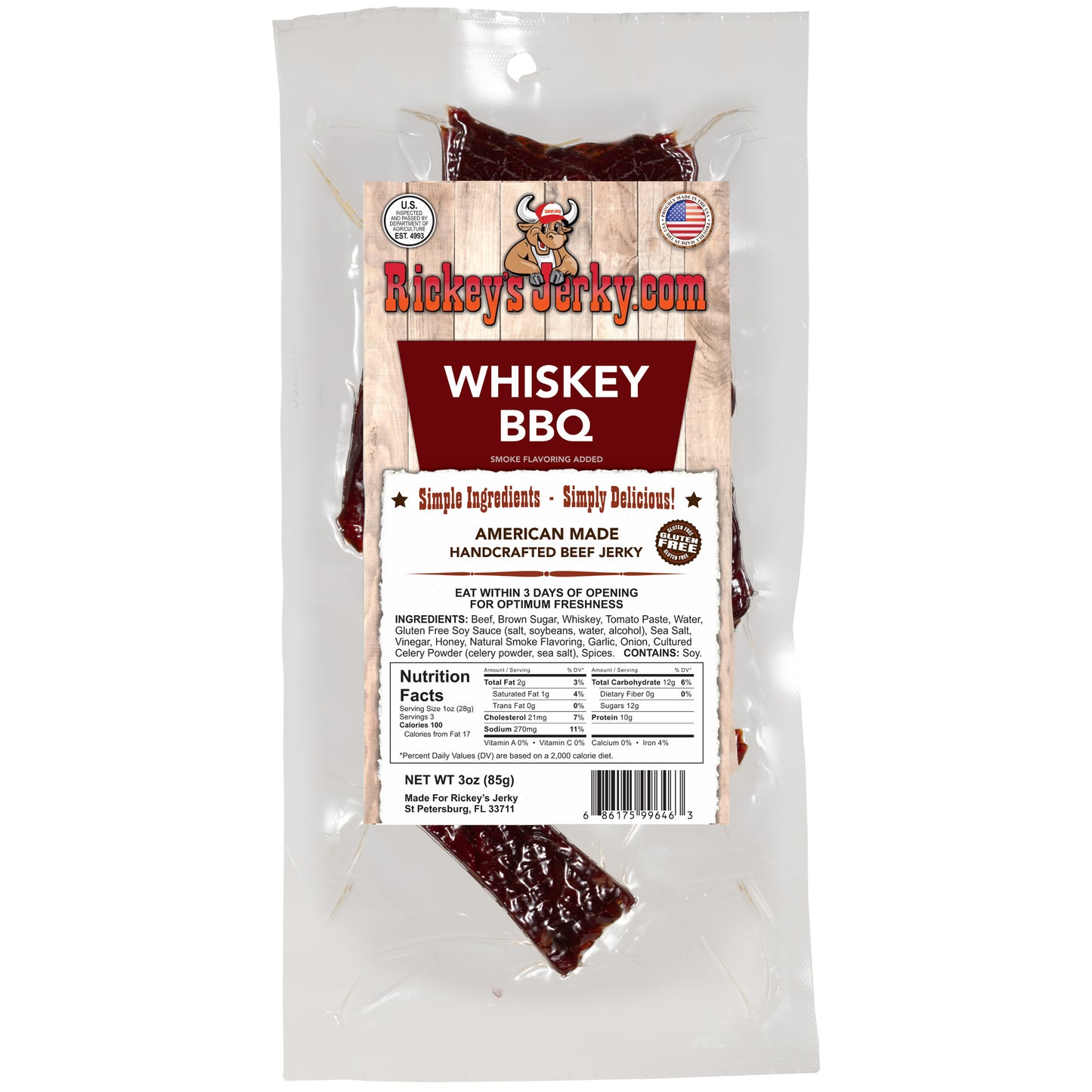 Jerky - Whiskey BBQ