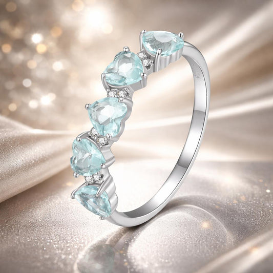 925 Sterling Silver Ring with 4.5mm Pavé Set CZ, Size 7, for Women