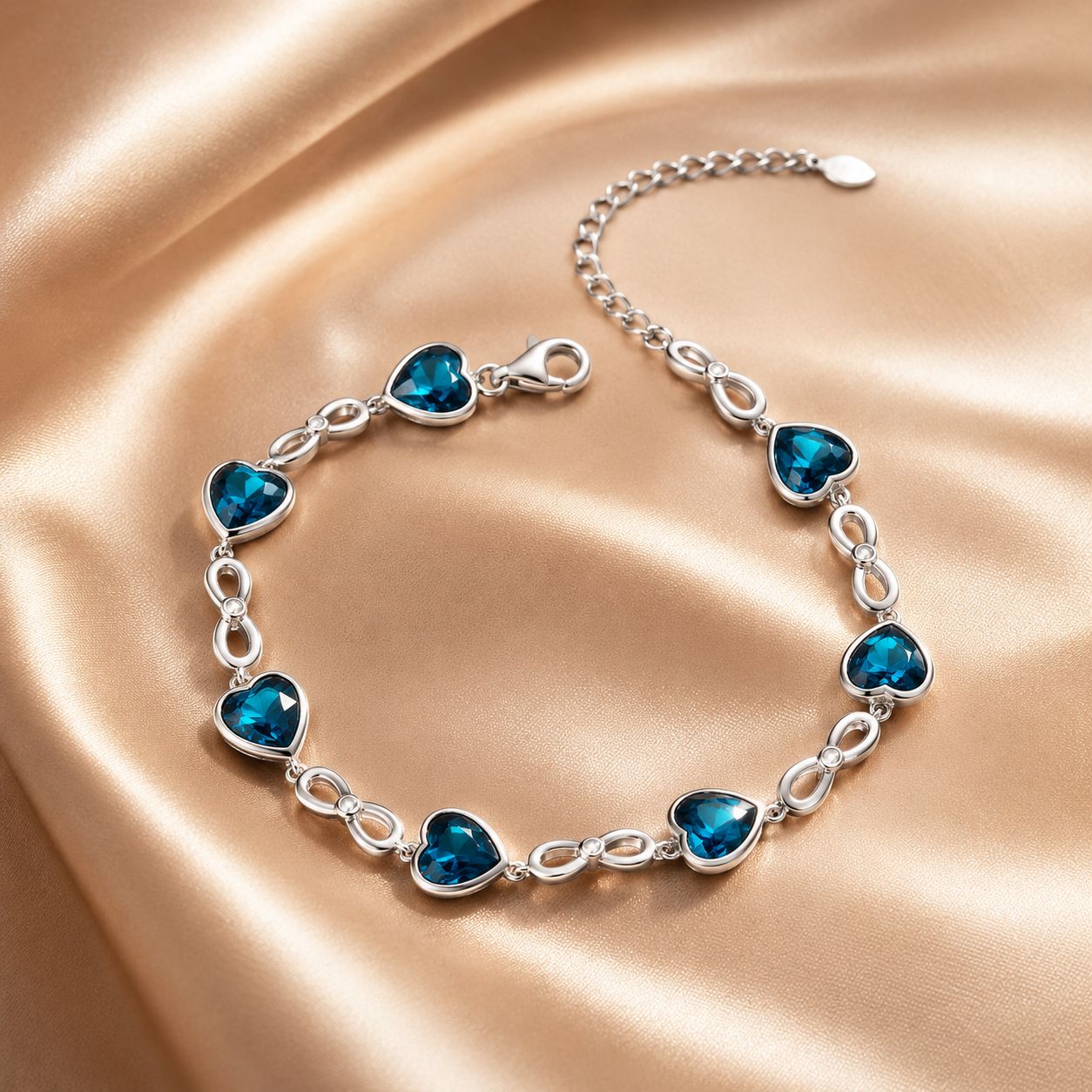 925 Sterling Silver Adjustable Bracelet for Women