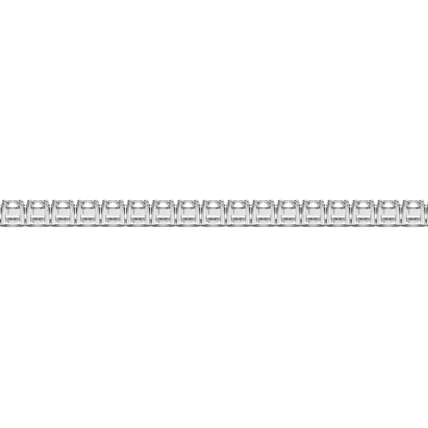 Lab Grown Round Diamond Tennis Bracelet in 14k White Gold (7 cctw F/G  VS2/SI1)