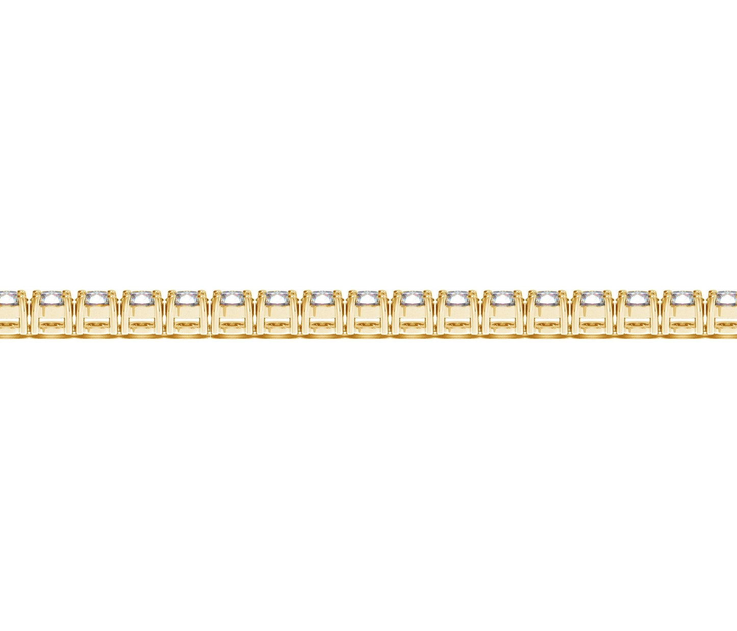 Lab Grown Round Diamond Tennis Bracelet in 14k Yellow Gold (6 cctw F/G  VS2/SI1)