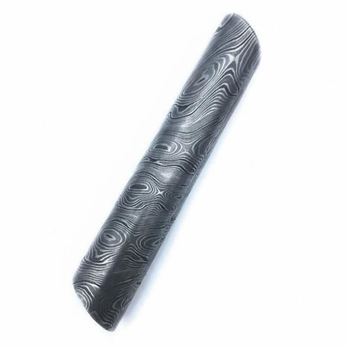 Ashgrain Damascus Rod Handmade 5.5 Inch Round Bar for Ring Making