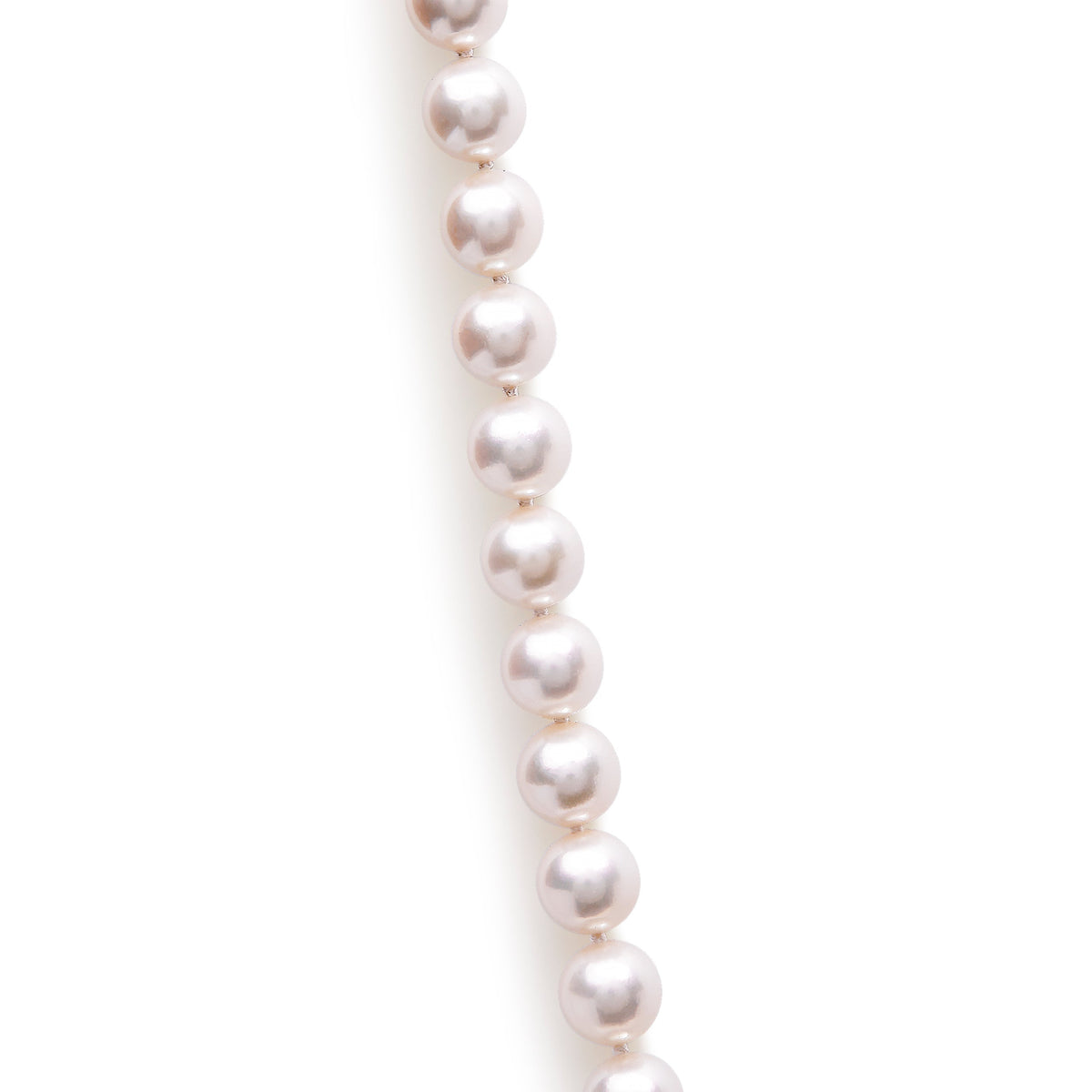 14K Yellow Gold 8.0x8.5mm Akoya Pearl Strand Necklace