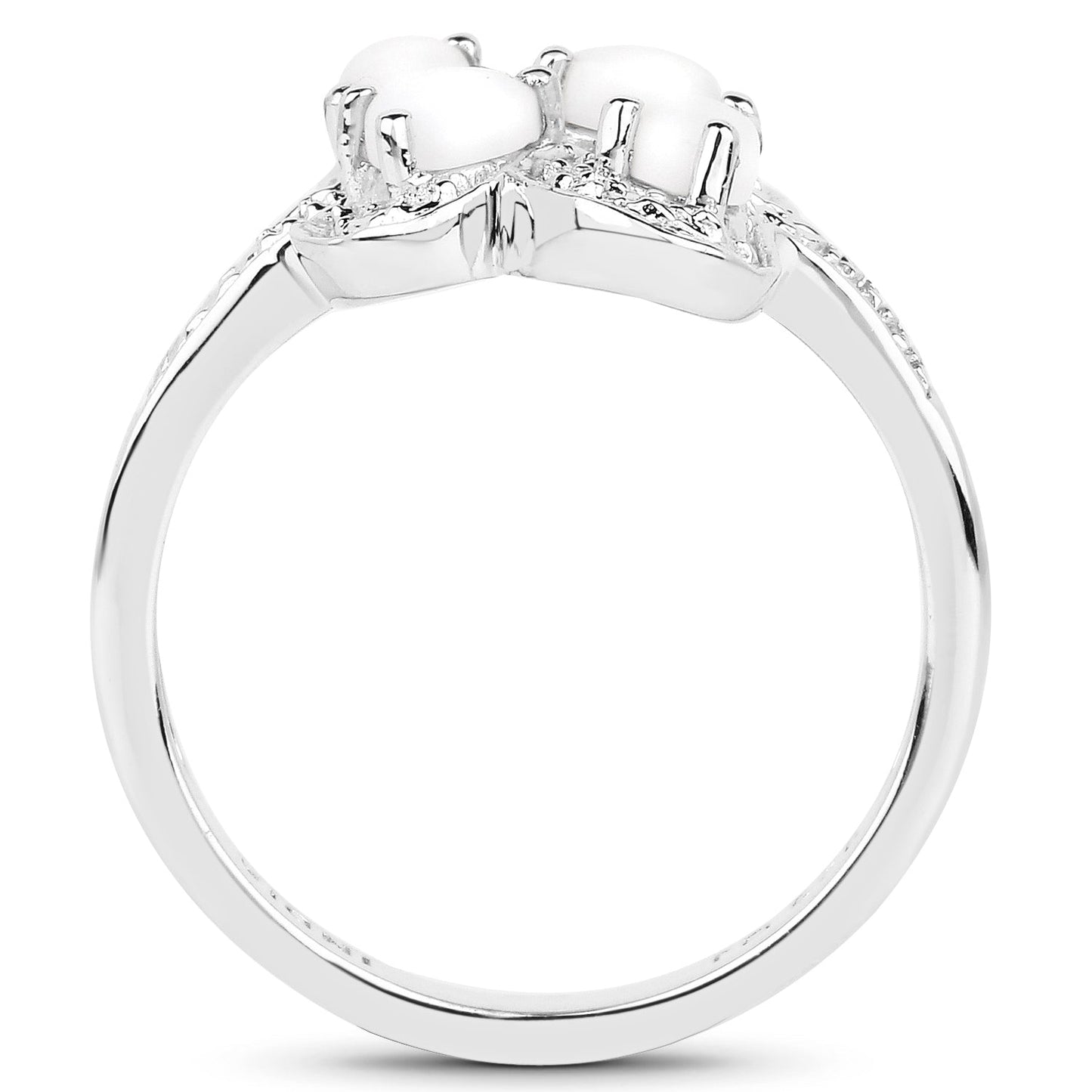 0.60 Carat Genuine Opal .925 Sterling Silver Ring
