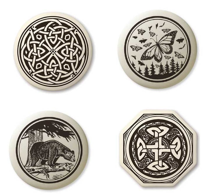 Celtic Ceramic Pendant - Various Designs