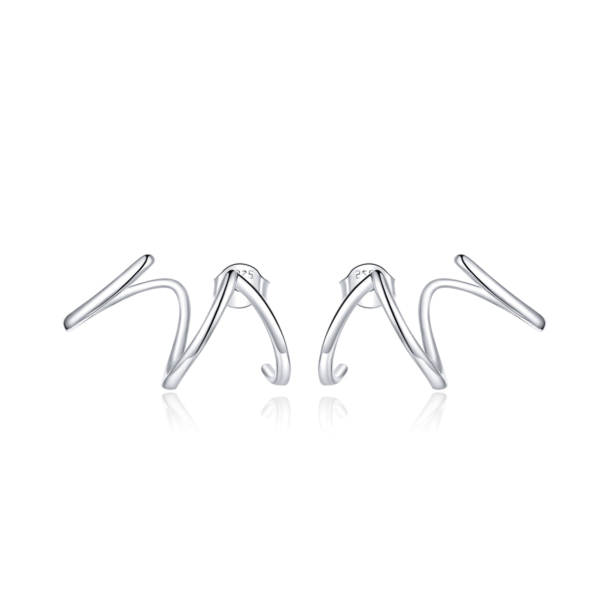 925 Sterling Silver Oxidized Earrings for Women