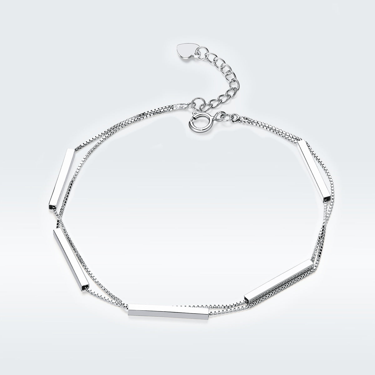 925 Sterling Silver Bracelet 20cm for Women