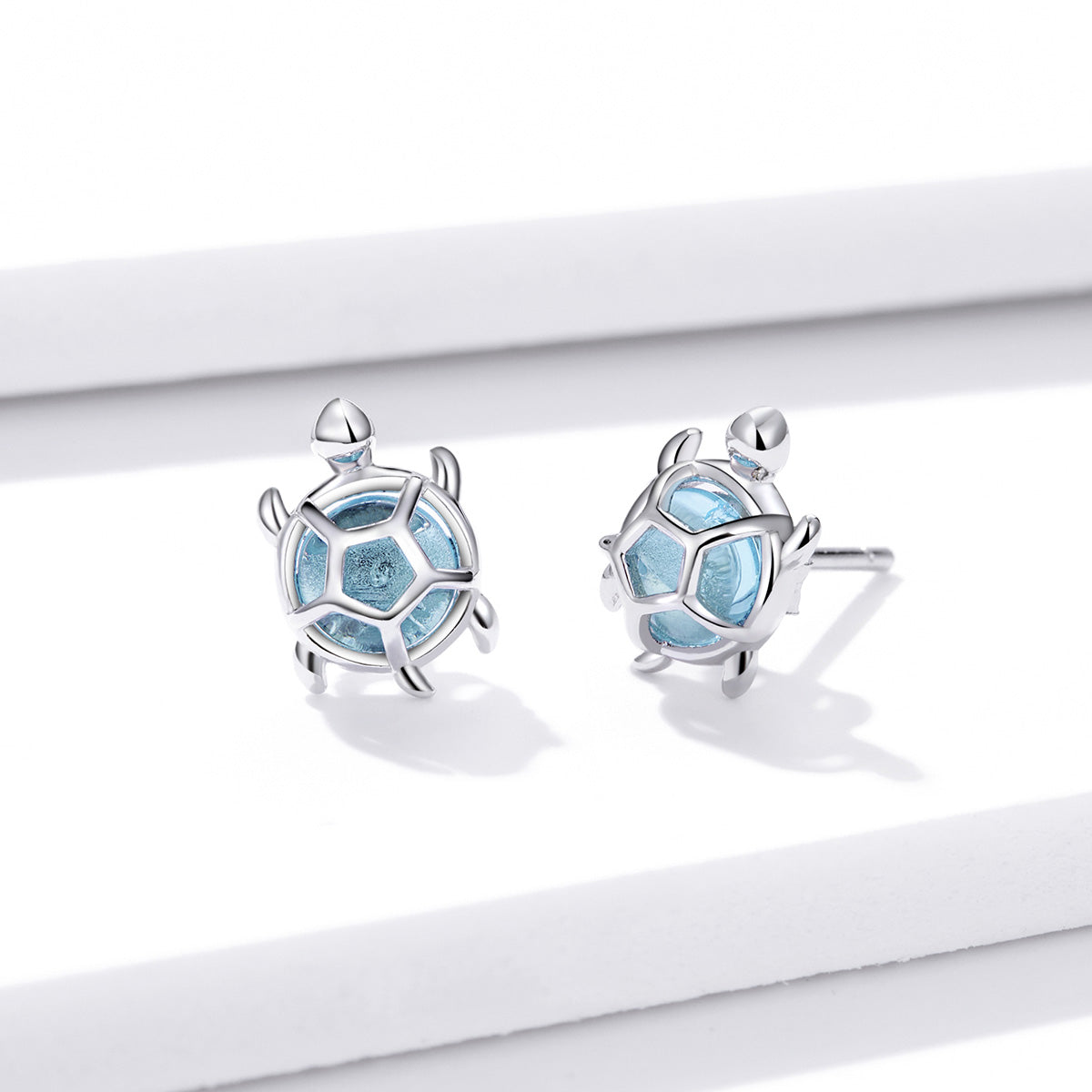 S925 Oxidized Silver Pavé Setting CZ Earrings for Women