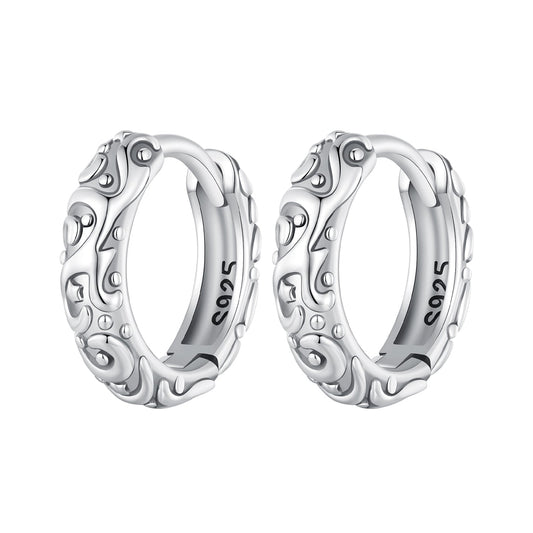 925 Sterling Silver Oxidized Earrings for Women