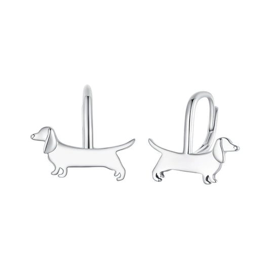 925 Oxidized Silver Earrings 17mm for Women