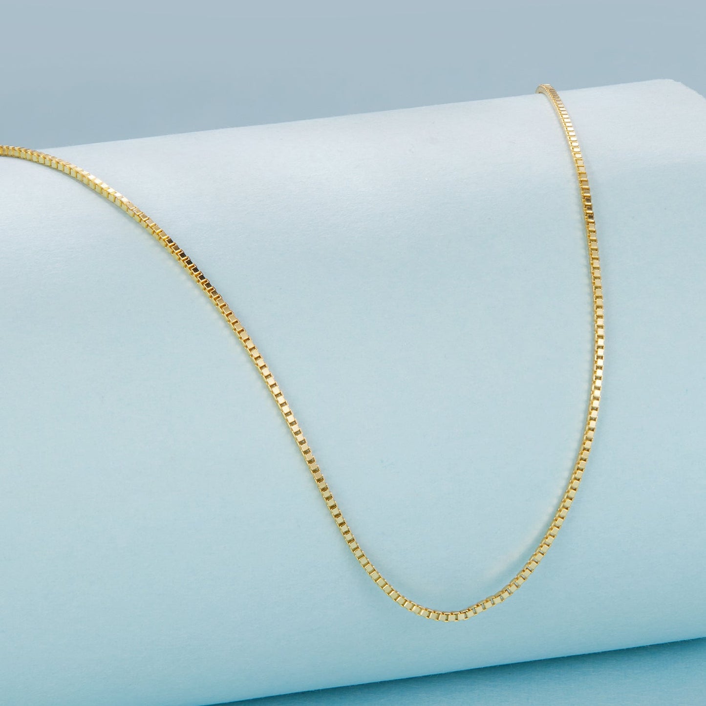 925 Sterling Silver + Plated White Gold Necklace 40cm for Women