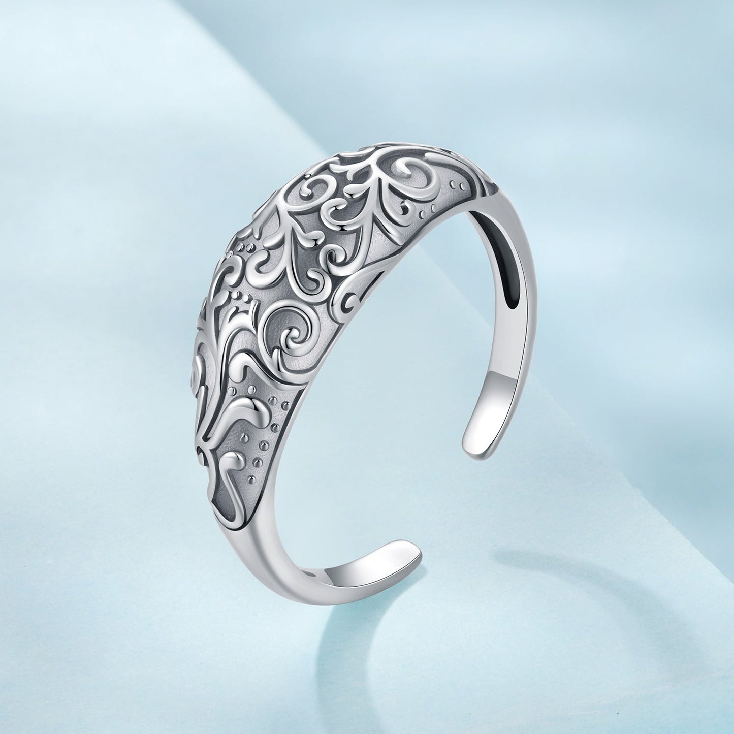 925 Sterling Silver & Oxidized Silver Rings for Men