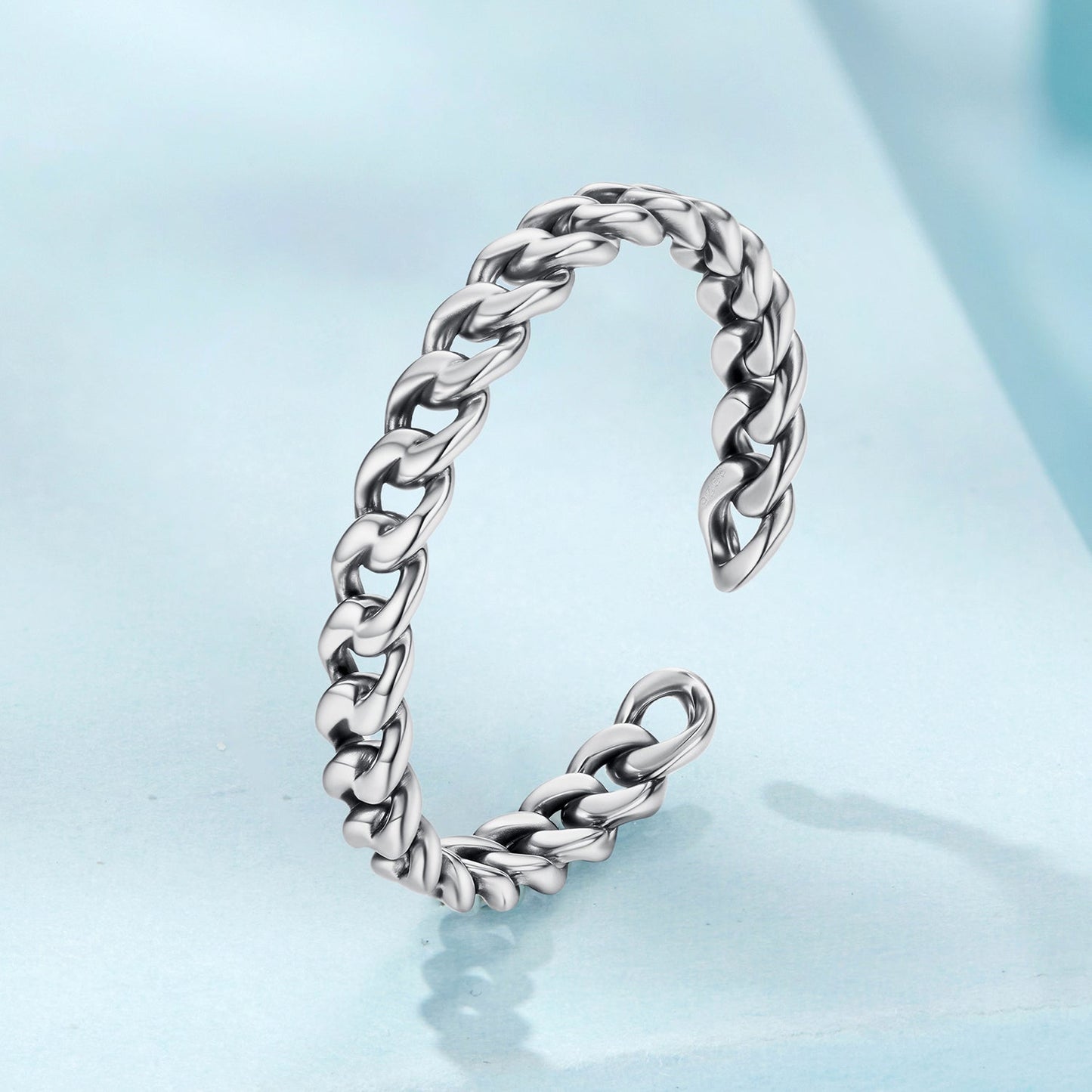 925 Sterling Silver Oxidized Silver Ring for Women