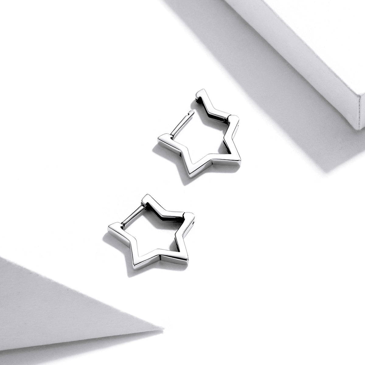925 Sterling Silver Earrings 1.5cm x 1.7cm for Women