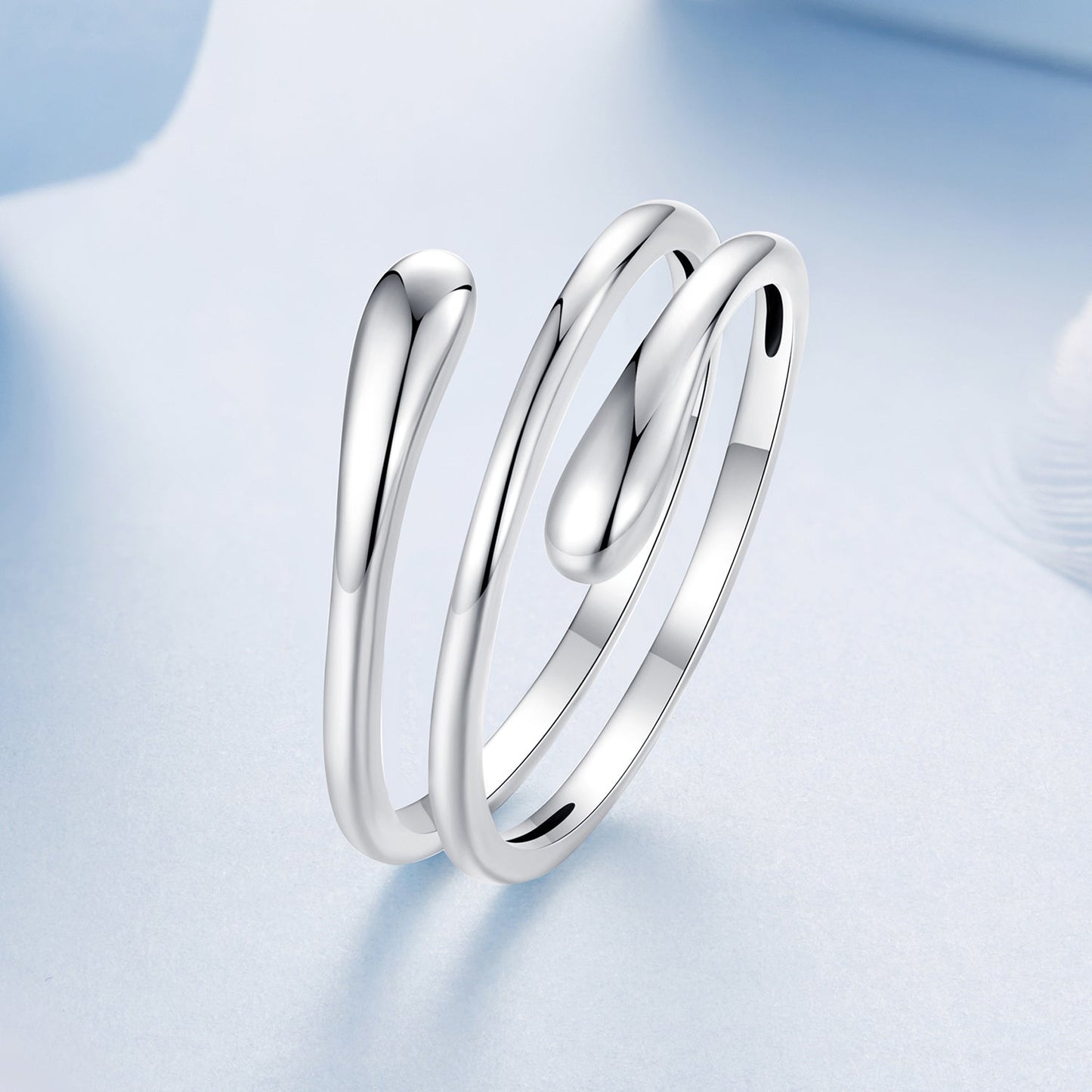 925 Sterling Silver Oxidized Silver Adjustable Rings