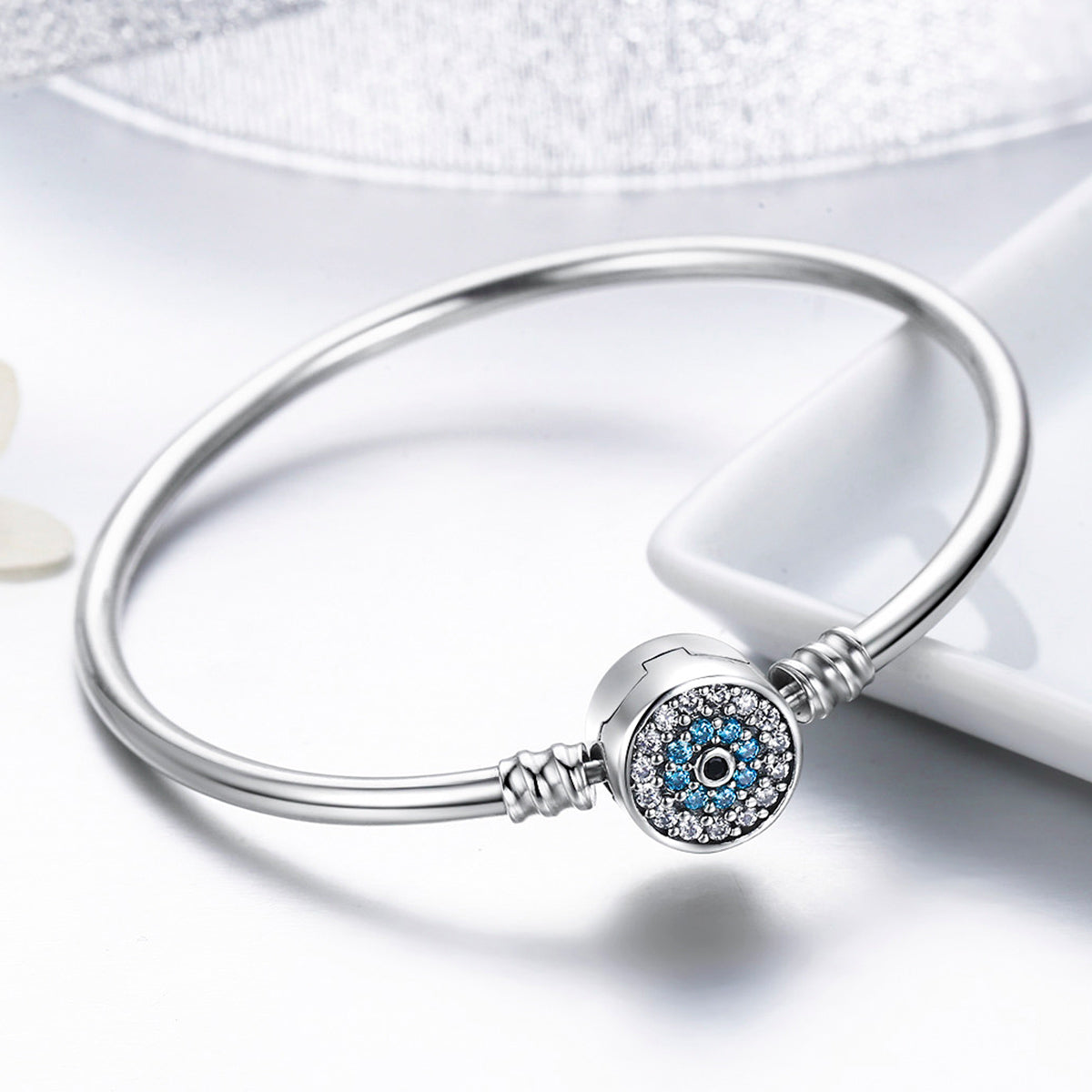 925 Sterling Silver Bracelets Size 17.0 for Women