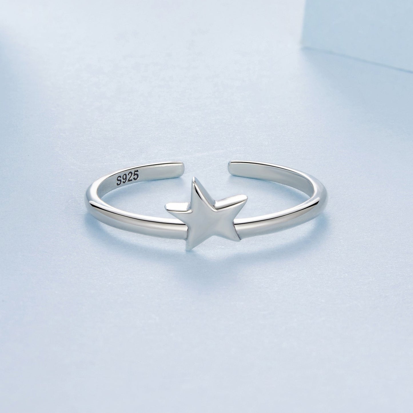 925 Sterling Silver Star Ring for Women
