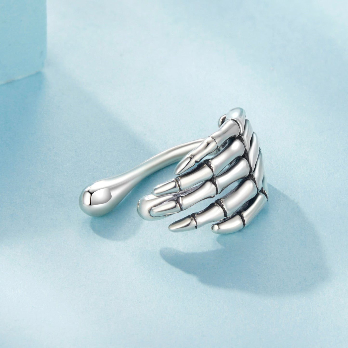 925 Sterling Silver Earrings 0.9*1.5cm for Women