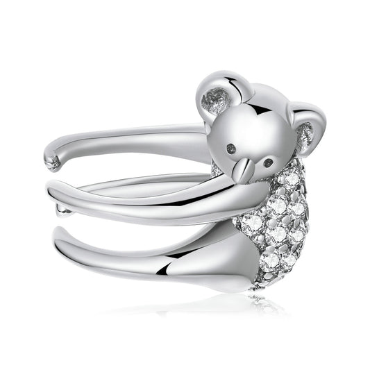 925 Sterling Silver CZ Pavé Setting Earrings