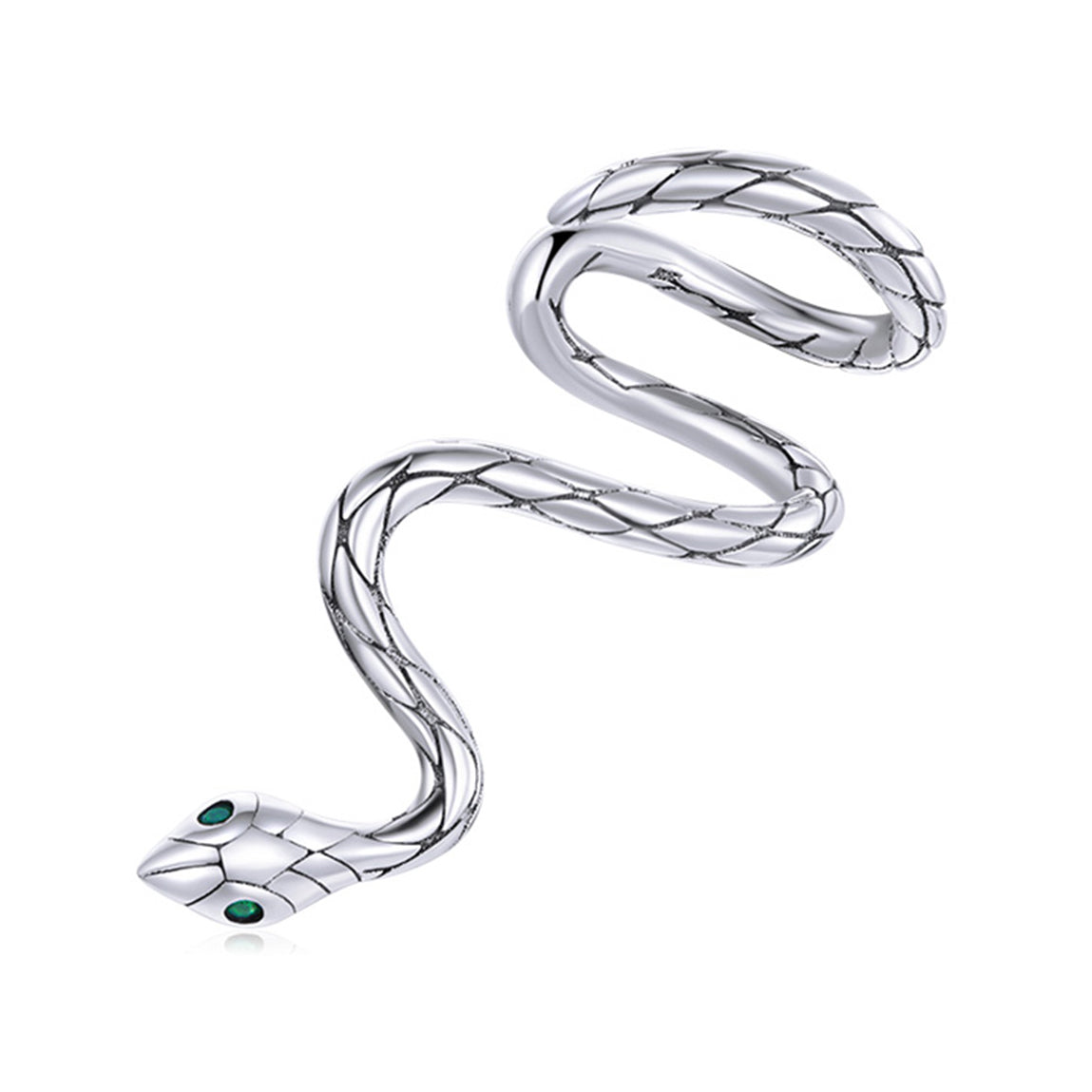 925 Sterling Silver Oxidized 2.5x1.9 cm Pavé Setting CZ Earrings for Women
