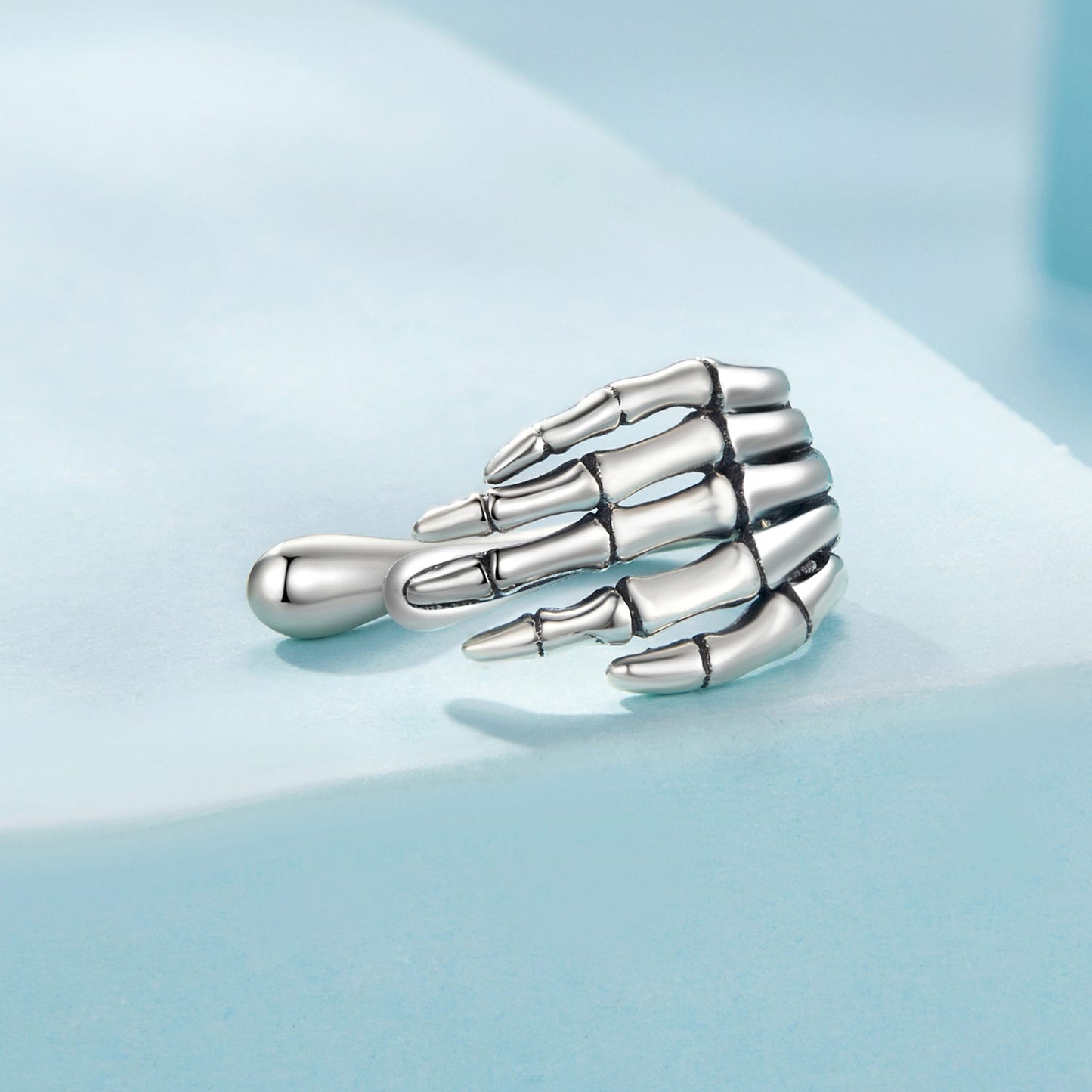 925 Sterling Silver Earrings 0.9*1.5cm for Women