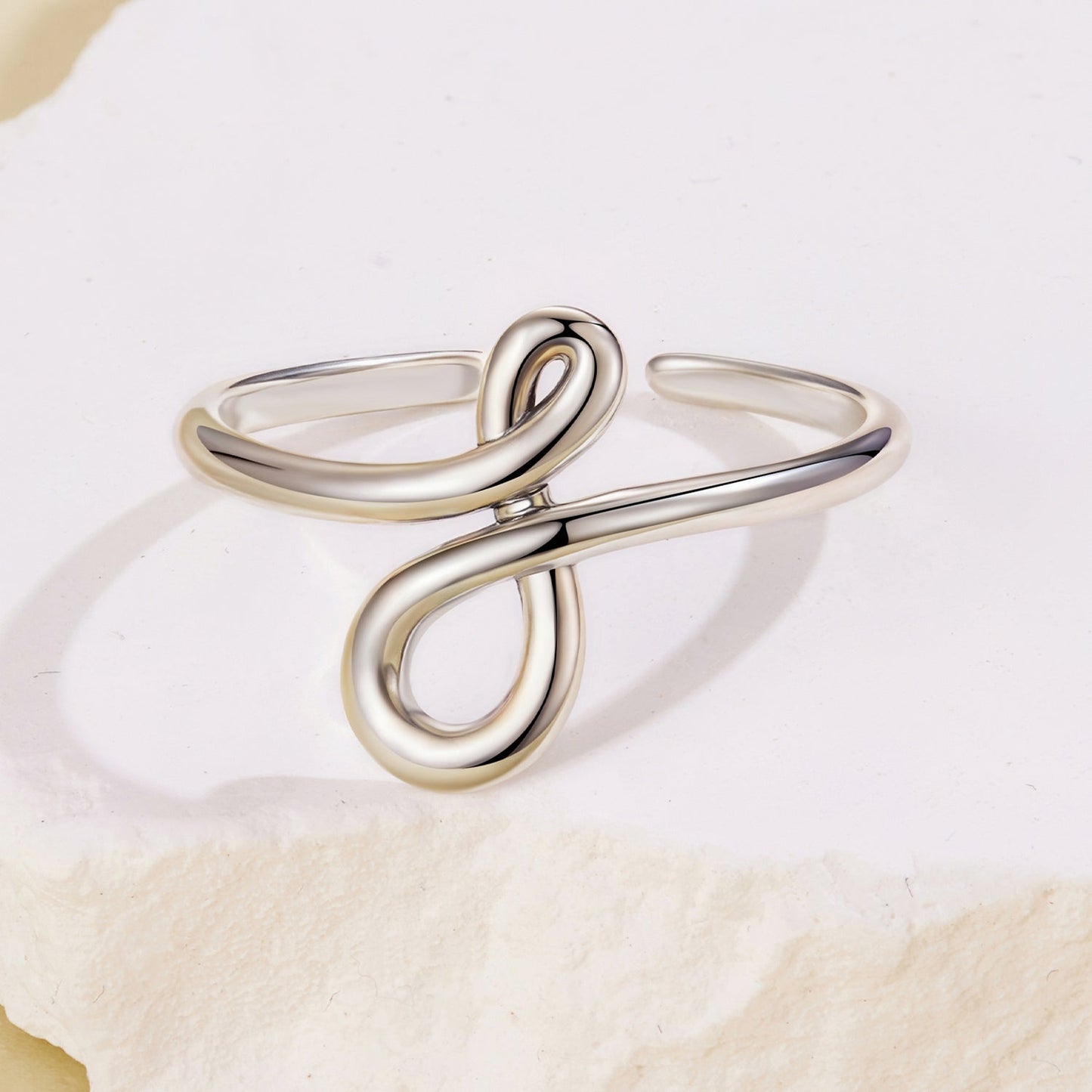 925 Sterling Silver Oxidized Silver 0.16 cm Ring