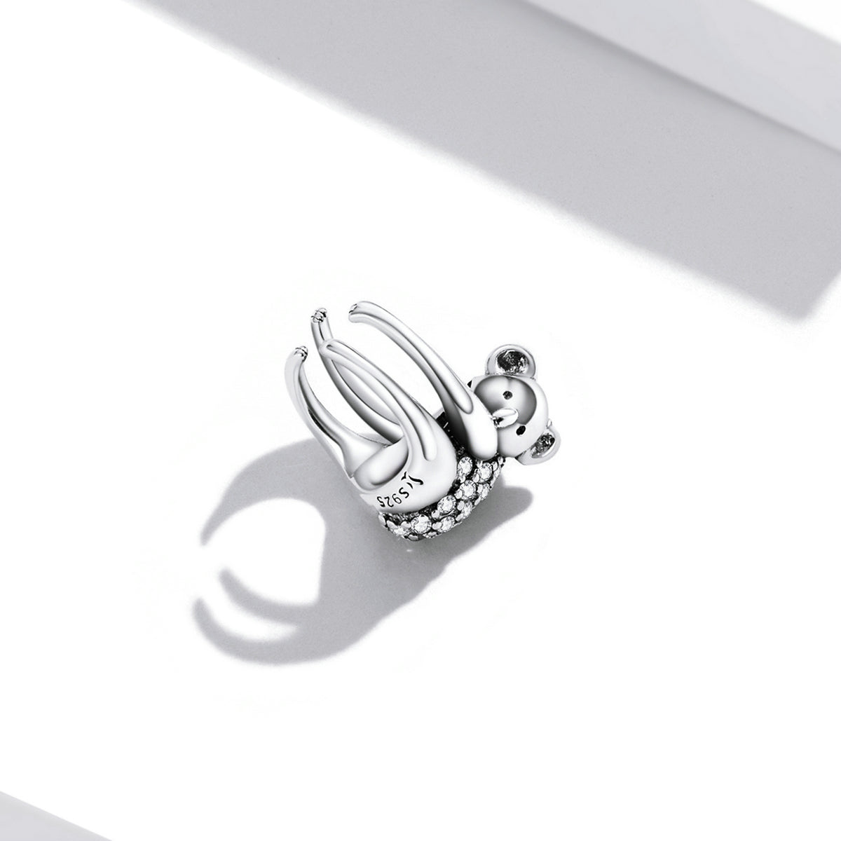 925 Sterling Silver CZ Pavé Setting Earrings