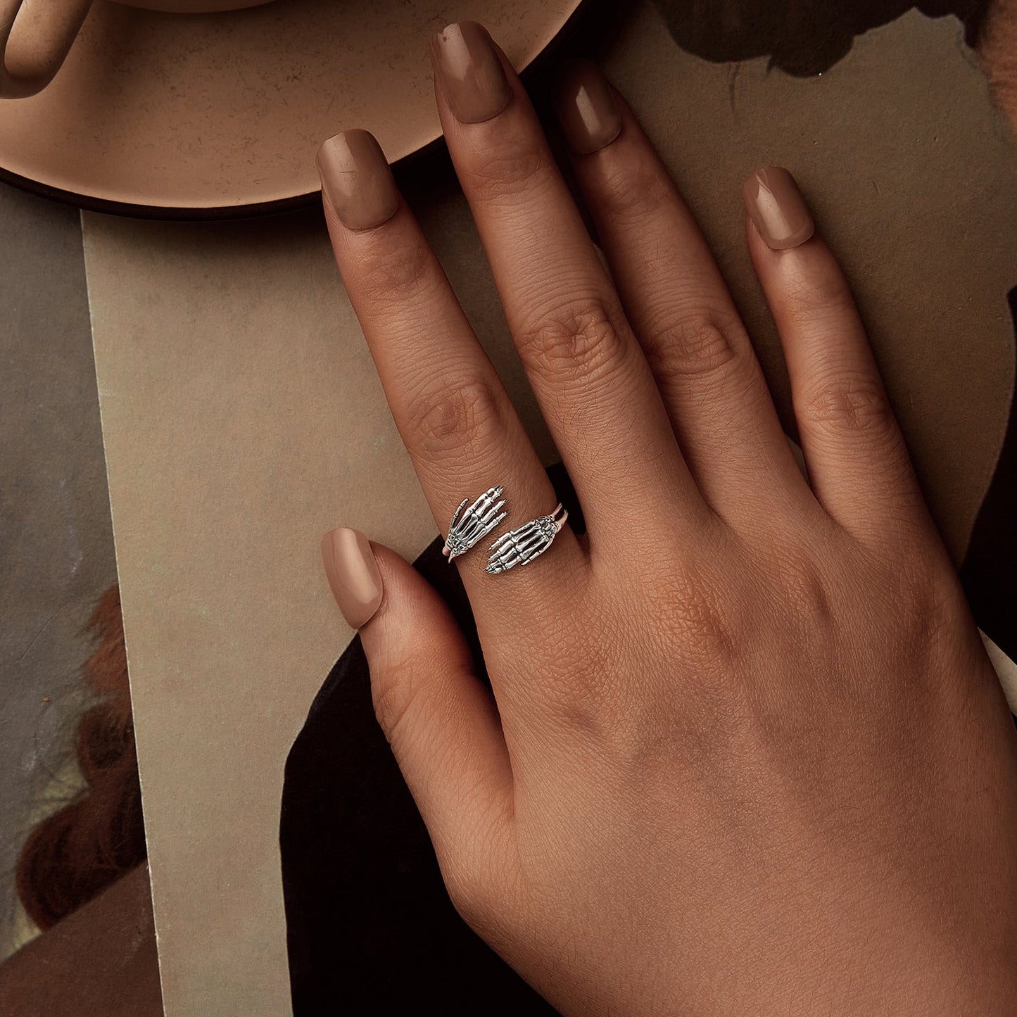 925 Sterling Silver Oxidized 0.2cm Ring