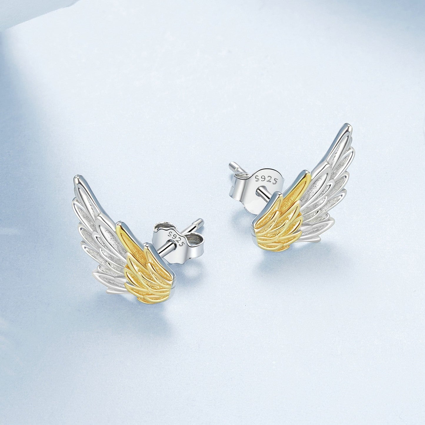 925 Sterling Silver Earrings with White Gold Plating for Women