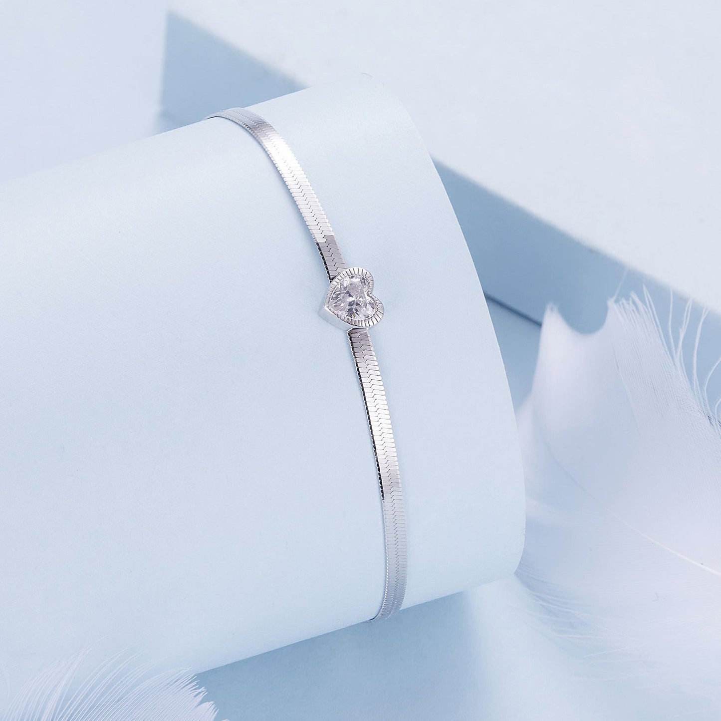 925 Sterling Silver Pavé CZ Bracelet for Women