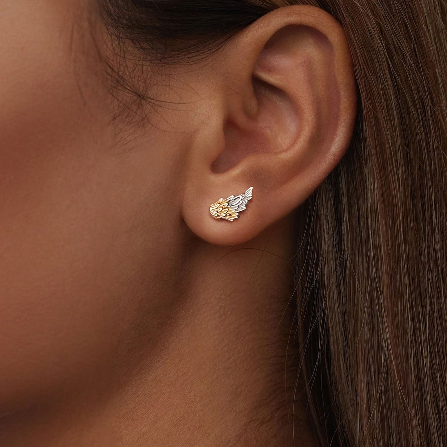 925 Sterling Silver Earrings with White Gold Plating for Women