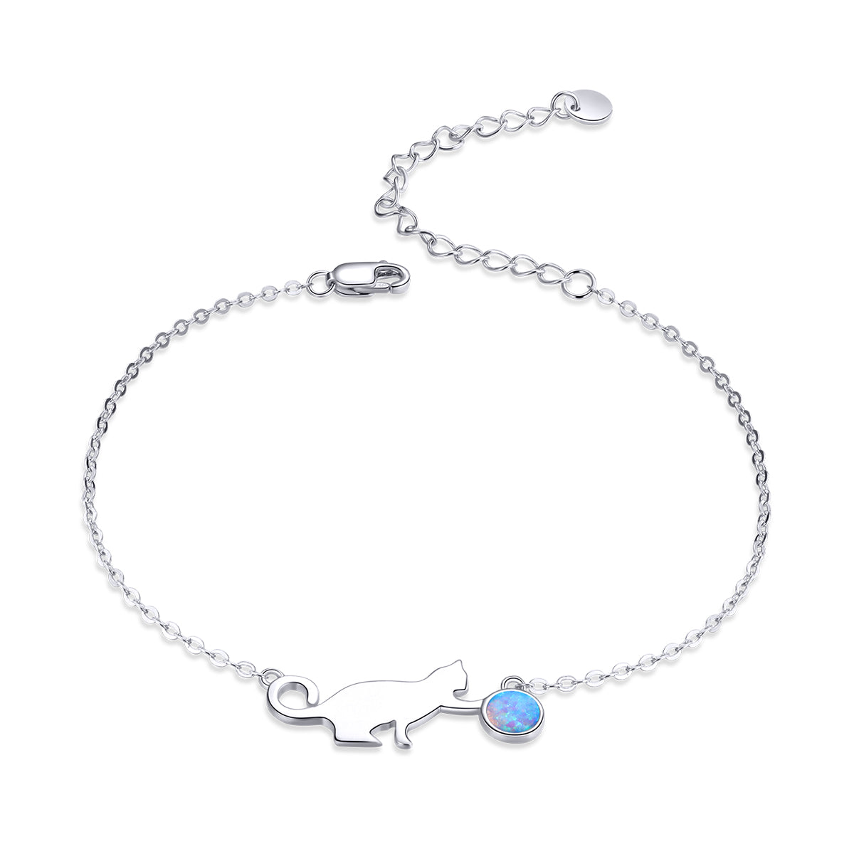 925 Sterling Silver Adjustable Bracelet for Unisex