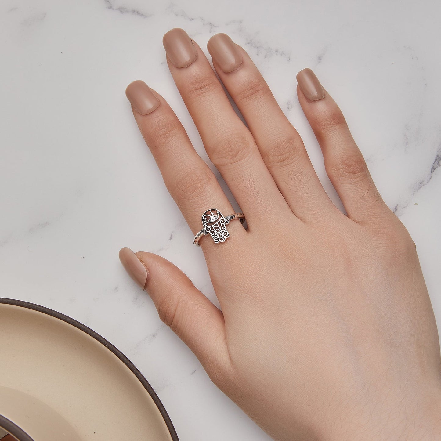 925 Sterling Silver 1.1mm Pavé Setting CZ Ring