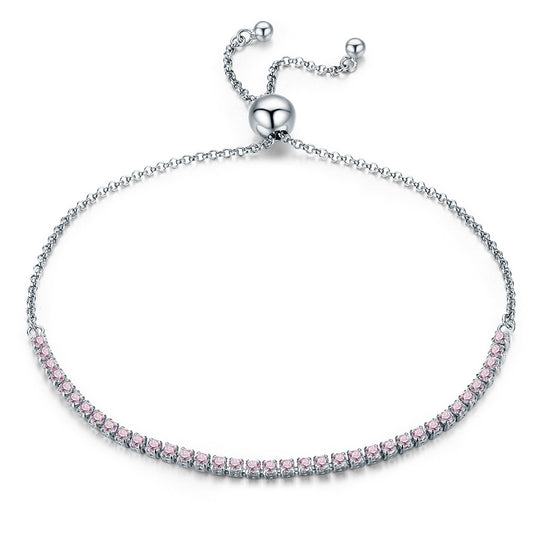 925 Sterling Silver Bracelet 27cm for Women